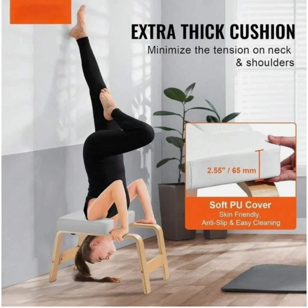 Yoga & Fitness Yoga Headstand Bench Inversion Trainer, Strength Poses